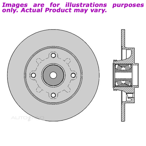 New PROTEX Disc Rotor For CITROEN DS3 1.6L 2D Hatchback FWD SDR13051