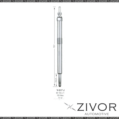 NGK GLOW PLUG For RENAULT Y-517J *By Zivor*