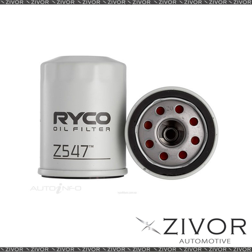New RYCO Oil Filter Z547 *By ZIVOR*