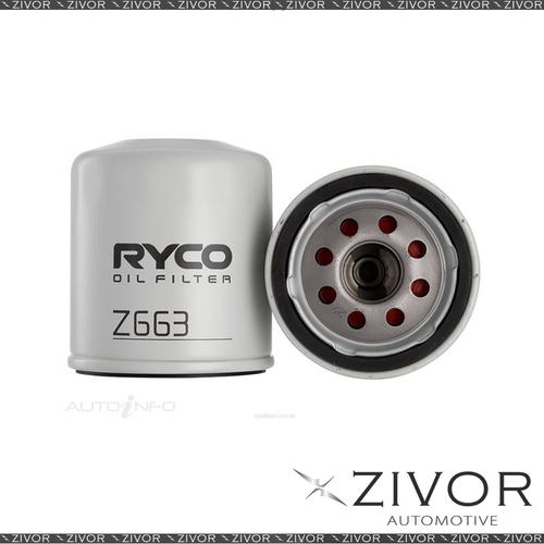 New RYCO Oil Filter Z663 *By ZIVOR*