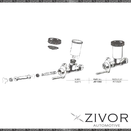 PROTEX Clutch Master Cylinder For Asia Rocsta 2.2L R2 / Mazda RX-2 PROTEX JB1032