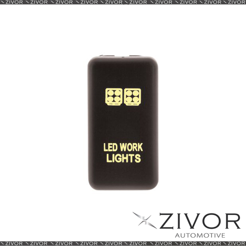 Hulk 4X4 Push Button Switch-Early For Toyota-Work Light-Amber #HU1401A