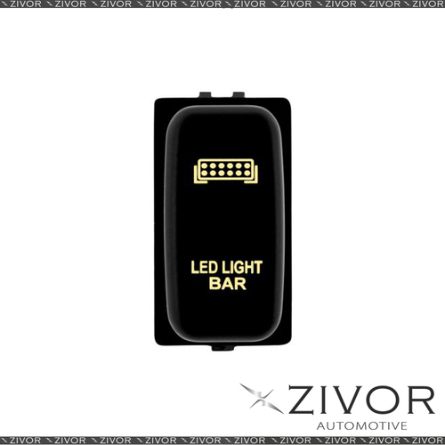 New Hulk 4X4 Push Button Switch For Mitsubishi-Lightbar-Amber #HU1422A