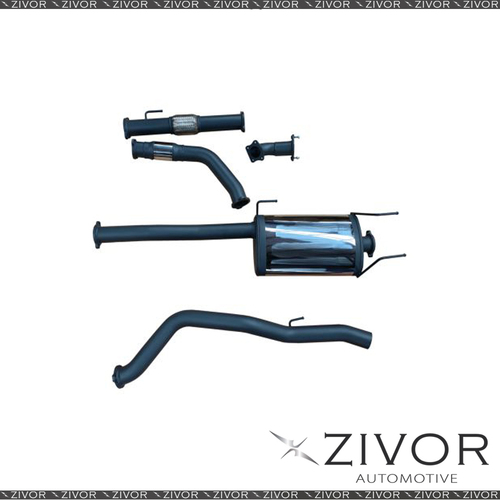 Hulk 4X4 Stainless Steel Exhaust Kit For Isuzu D-Max Rt 3.0Td 2013-11/16 Non-Dpf