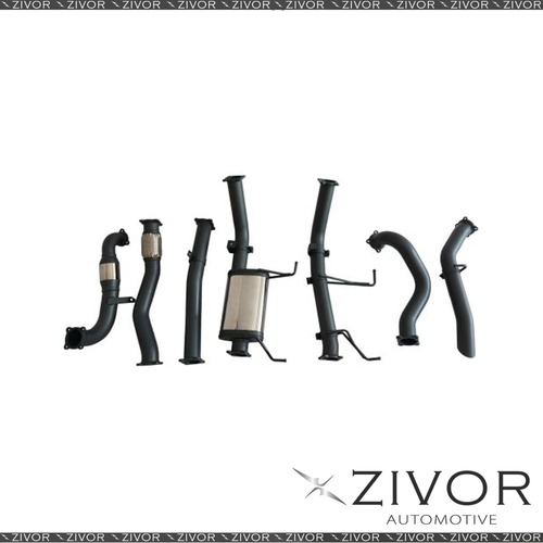 Hulk 4X4 Exhaust Kit For Nissan Patrol Gu Common Rail 3.0L 2000-11/2016 #HU4931