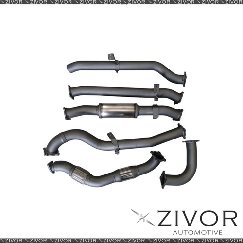 Hulk 4X4 Exhaust Kit For Toyota L/Cruiser 79 Ser S/Cab 4.5L V8 T/D S/Stl #HU4944