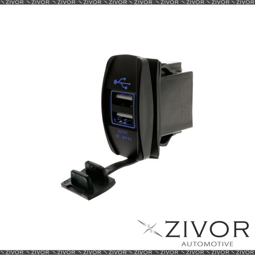 Hulk 4X4 Switch Size Dual Usb By Zivor #HU6694B