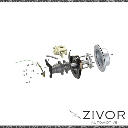 Rear Drum To Disc Brake Conversion Kit For Toyota Hilux Gun125/126 4Wd 2015-