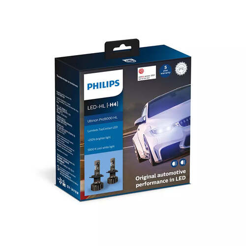 New PHILIPS Ultinon Pro9000 With Exclusive Lumileds Led  #11342U90CWX2