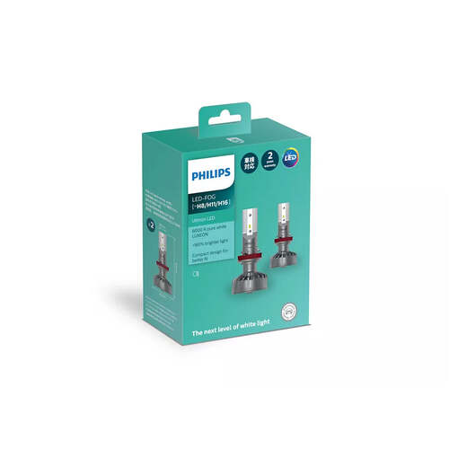 New PHILIPS Led Fog Ultinon HL H8 H11 H16 (11366Ulx2) #11366ULX2