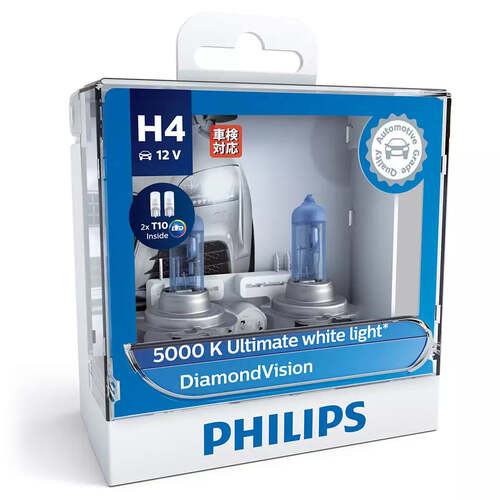 New PHILIPS Diamond Vision Car Headlight Bulb  #12342DVSL