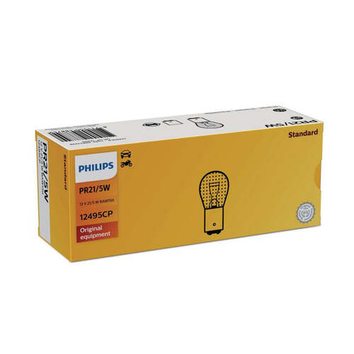 New PHILIPS Globe Pr21/5W 12V 10Pack (12495Cp) #12495CP