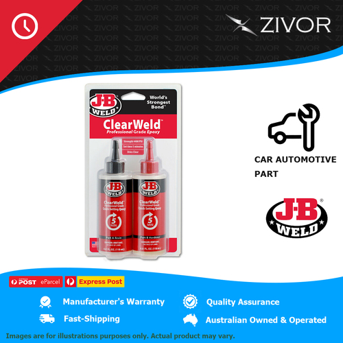 New J-B WELD Professional Grade Clearweld Pro Size 118ml Bottle 50240H