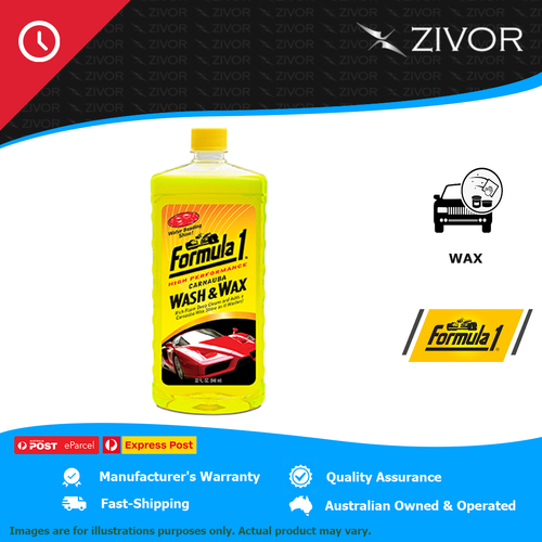 New FORMULA 1 Rich Foam Deep Cleans Carnauba Wash & Wax - 946ml 613700