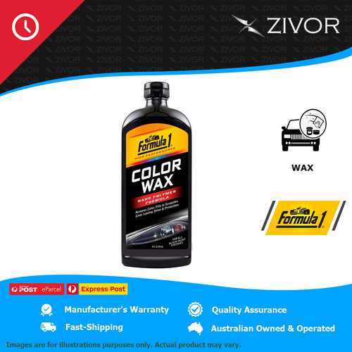 New FORMULA 1 Restores Black Color and Fills in Scratches  Wax  - 473ml 615464