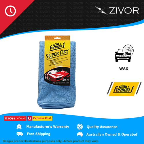 New FORMULA 1 Super Dry Extra-Large  Microfibre Drying Towel - 1Pk 625045