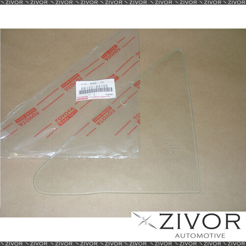 Door Glass Quarter-FR For Toyota Hilux LN46 2.2L DF Left Tempered 68122-89105JNG