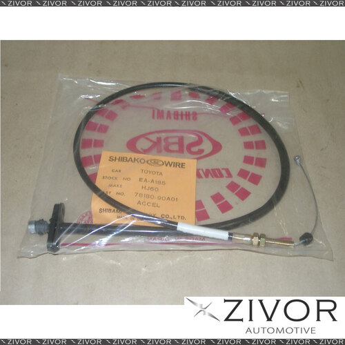 Accelerator Cable For Toyota Landcruiser HJ60 4.0L DF 08/1980 - 08/1987