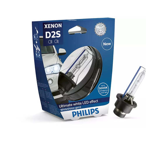 New PHILIPS Globe D2S Whitevision Gen2 (85122Whv2S1)