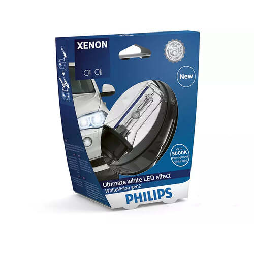 New PHILIPS Globe D1S Whitevision Gen2 (85415Whv2S1) #85415WHV2S1