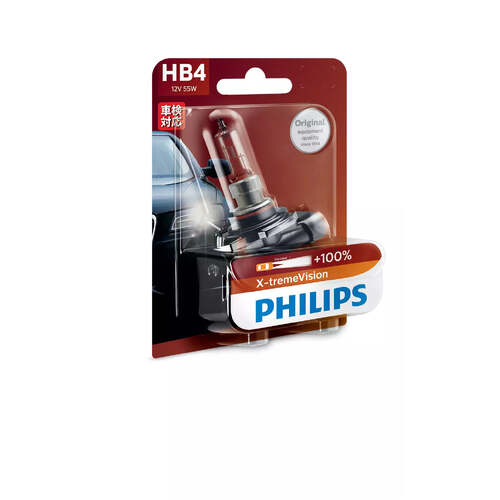 New PHILIPS Globe Hb4 12V 55W P22D Single Blister Pack (9006Xvb1) #9006XVB1