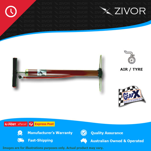 New GEAR-X Tyre Pump / Hand Pump 37X500mm (5.08cm) Barrel AP009