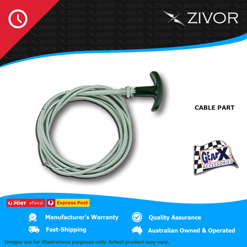 New GEAR-X Bonnet Release Cable Kit 2.74mm (108") BC108