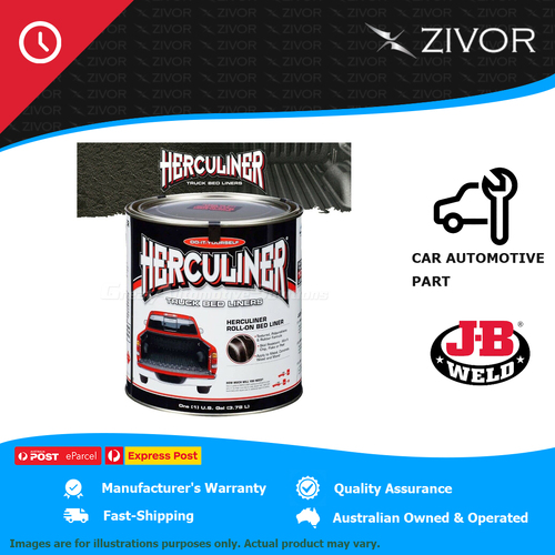 New J-B WELD Herculiner Truck Bed Liner Black Protective Coating 3.78L HCL1B3