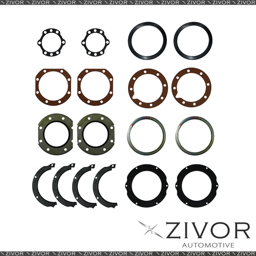 Axle Gasket Overhaul Kit For Toyota Landcruiser HZJ75 4.2L 1HZ 01/1990 - 08/1999