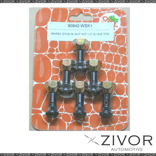 Wheel Stud & Nut Set For Toyota Hilux LN65 2L 2.4L 08/1983 - 08/1988