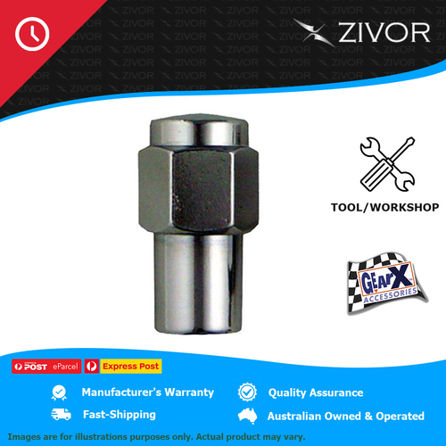 New GEAR-X Mag Wheel Nut 1/2'' Pack of 4 & secure wheel on Vehicle MN12/4