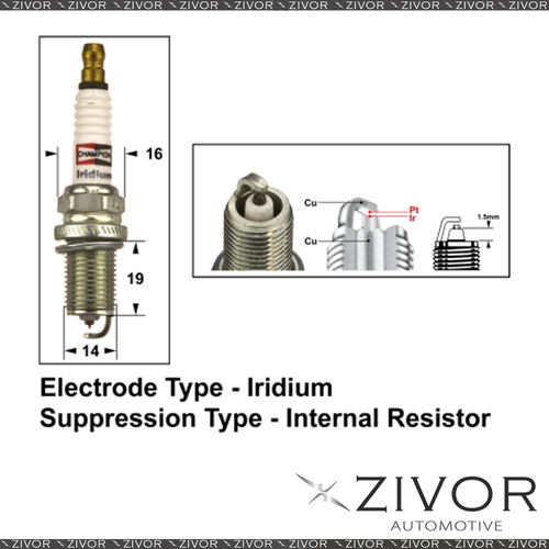 New Champion Spark Plug For LAND ROVER -MPN 9003 