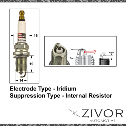 New Promising Quality Champion Spark Plug For FORD -MPN 9801
