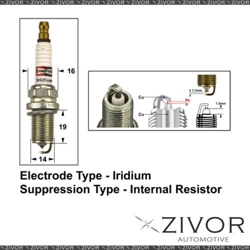 New Promising Quality Champion Spark Plug For VOLVO -MPN 9802