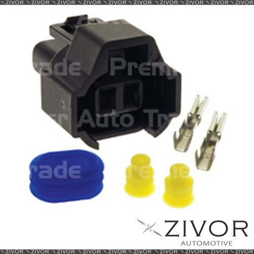 RACEWORKS Denso Multi-Fit Lug Injector Connector For Kia Sorento BL 3.5L G6CU 4D