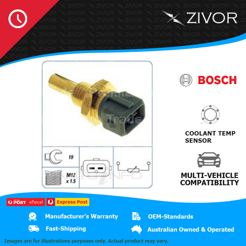 New BOSCH Engine Coolant Temperature Ecu Sensor For Saab 900 CTS-015