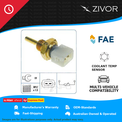 New FAE Coolant Temperature Ecu Sensor With White Plug For Nissan Pulsar CTS-035