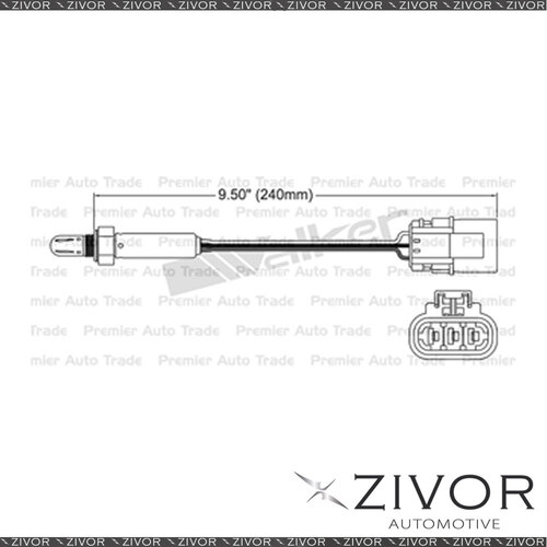 WALKER Pre-Catalytic Oxygen Sensor For Holden Commodore 3.0 RB30E 6 Cyl #EGO-007