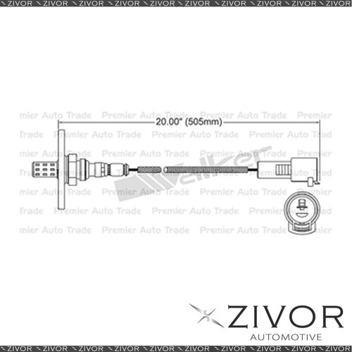 New WALKER Pre-Catalytic Oxygen Sensor For Toyota Cressida MX72 2.8 5M-GE 6 Cyl