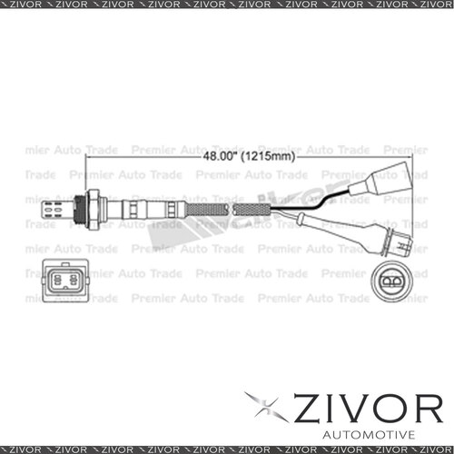 New NGK Pre-Catalytic Oxygen Sensor For Audi 80 1.9 SD 4 Cyl #EGO-019