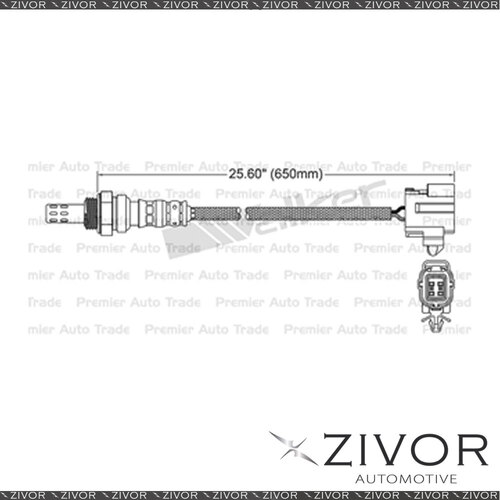 New WALKER Pre-Catalytic Oxygen Sensor For Ford Laser KQ 1.6 ZMD 4 Cyl #EGO-024