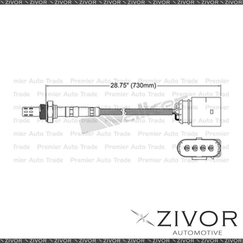 New DELPHI Pre Catalytic Oxygen Sensor For Audi A3 1.8 Turbo AGU 4 Cyl #EGO-028