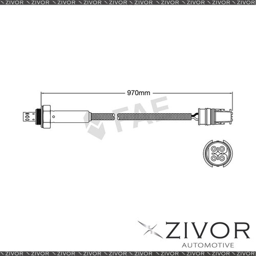New FAE Pre-Catalytic Oxygen Sensor For BMW 328i E36 2.8 M52 B28 6 Cyl #EGO-037