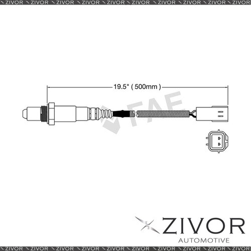New FAE Pre-Catalytic Oxygen Sensor For Ford Econovan 1.8 F8-E 4 Cyl #EGO-038