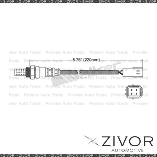 New NGK Pre-Catalytic Oxygen Sensor For Hyundai Tiburon 2.0 G4GC 4 Cyl #EGO-043