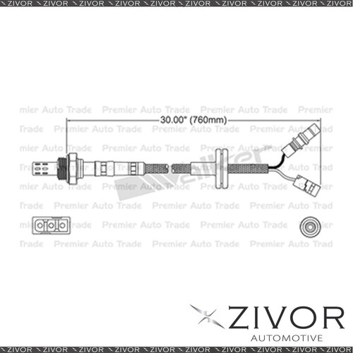 New Pre-Catalytic Oxygen Sensor For Mercedes Benz 320 W124 3.2 M104.992 6 Cyl