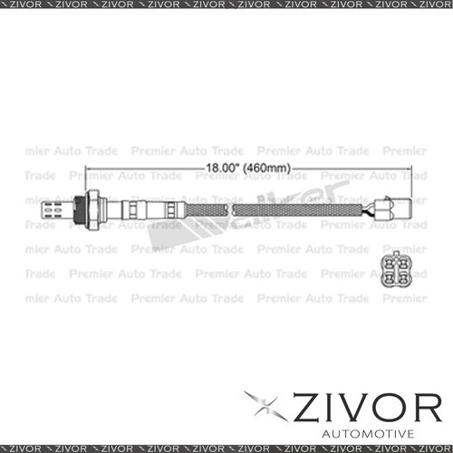 New NGK Pre-Catalytic Oxygen Sensor For Subaru Impreza 1.6 EJ161 4 Cyl #EGO-059