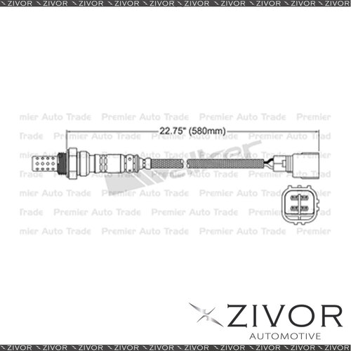 BOSCH Post Catalytic Oxygen Sensor For Toyota Soarer 3.0 2JZ-GE 6 Cyl #EGO-067