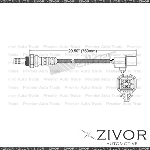 NGK Pre-Catalytic Oxygen Sensor For Mitsubishi Pajero 3.5 DOHC 6G74 6Cyl EGO-068
