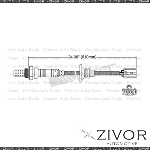 WALKER Pre Catalytic Oxygen Sensor For Mitsubishi Magna 3.0 6G72 6 Cyl #EGO-070
